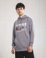 Sudadera Relaxed Estampada,GRIS CLARO